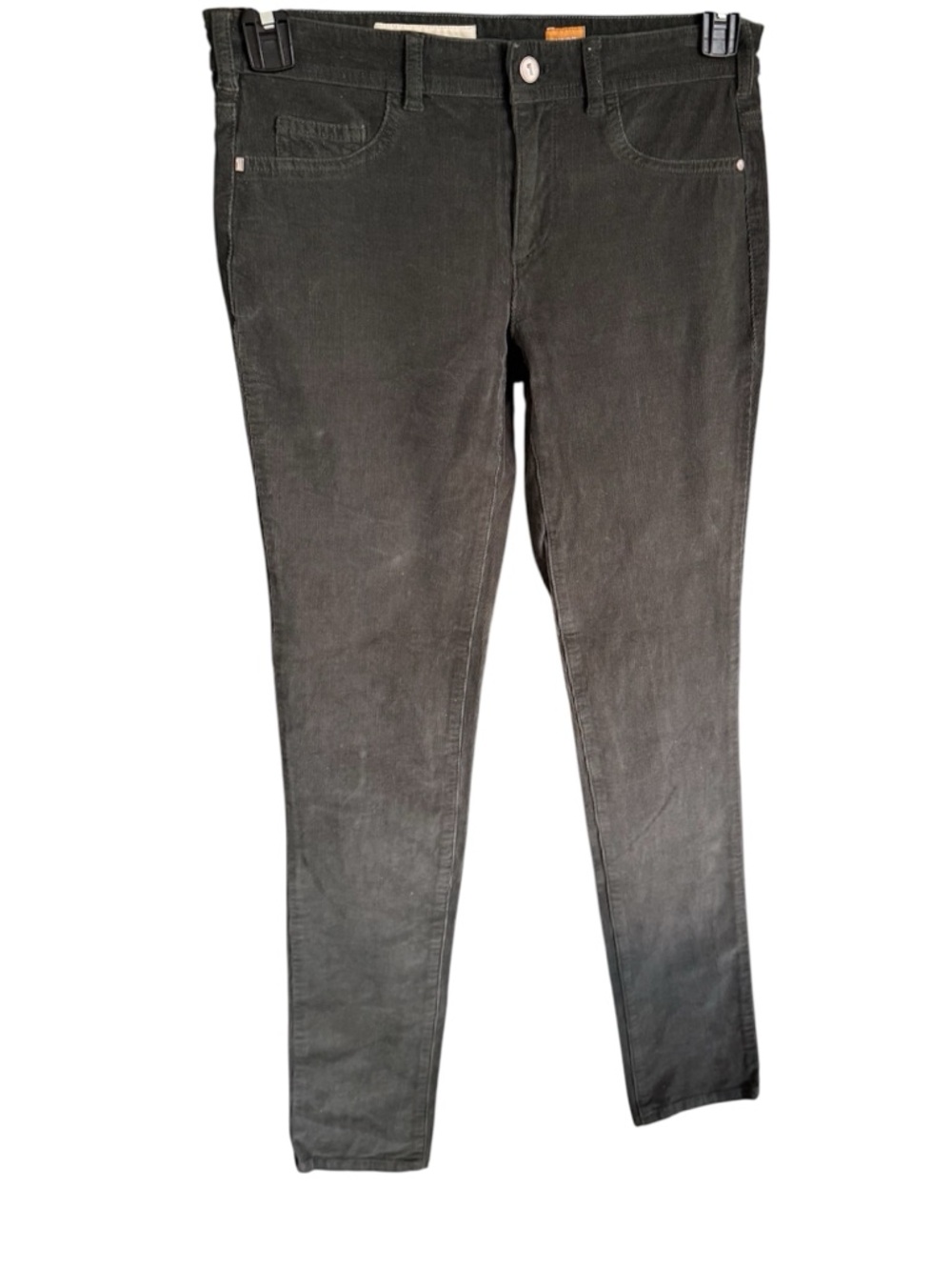 Anthropologie Pilcro The Letterpress Serif Women’s Dark Green Corduroy Pants, 27